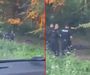 W sieci pojawił się film z ciałem Dudy i policją! Mundurowi zabrali głos