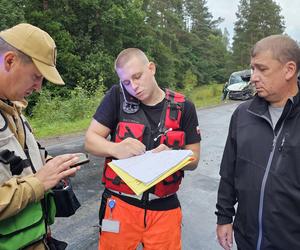 Wypadek w pobliżu Konotopu  - autobus z tirem 