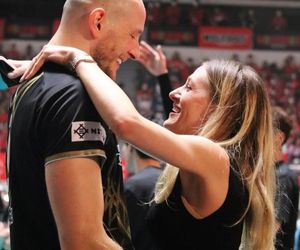 Bartosz Kurek z żoną Anną