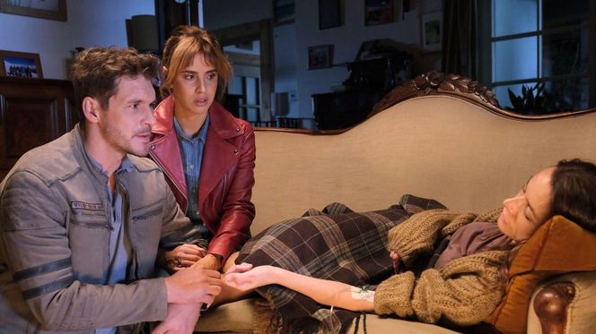 M jak miłość odc. 1850. Kama (Michalina Sosna), Marcin (Mikołaj Roznerski), Martyna (Magdalena Turczeniewicz)