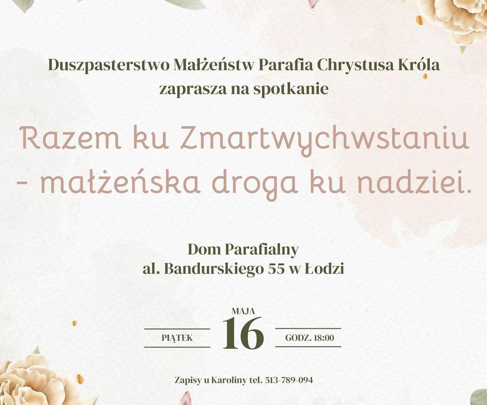 Ukryte życie parafii 14 maja 2025