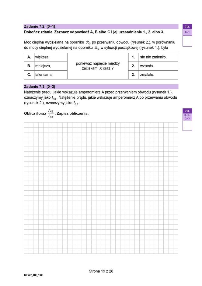 Matura 2024 fizyka rozszerzona formuła 2023 