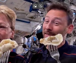 Pierogi w kosmosie! Sławosz Uznański-Wiśniewski nagrał specjalne wideo 