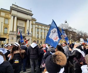 Protest w Warszawie 