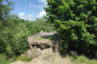 Zwalony most w Grądach Kruklaneckich