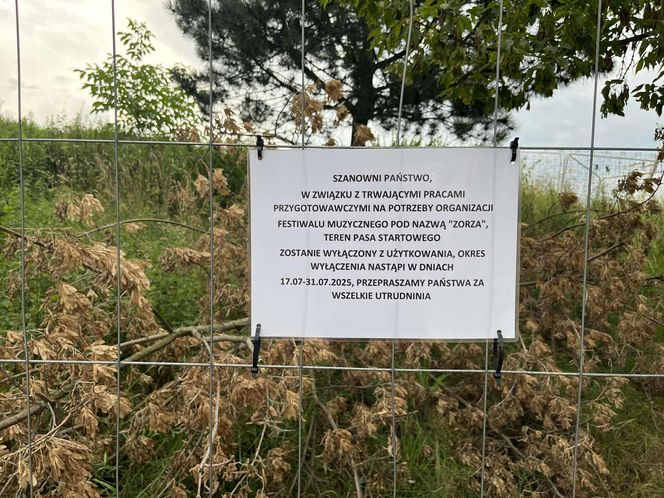 Festiwal ZORZA w Krakowie. Przygotowania na lotnisku Rakowice-Czyżyny