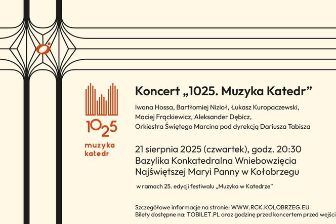 Koncert „1025. Muzyka Katedr” w Kołobrzegu 
