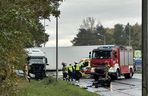 Piotrków Trybunalski. Śmiertelny wypadek kierującej saabem. Zginęła na oczach dzieci [ZDJĘCIA].