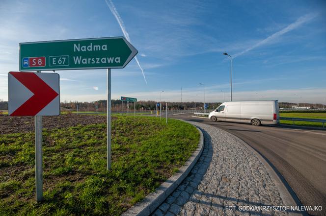 Węzeł Kobyłka w ciągu S8 Marki - Radzymin
