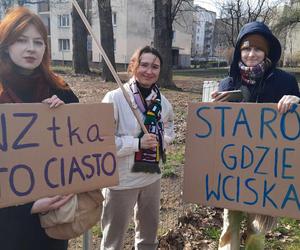 Protest przeciwko patodeweloperce w Warszawie