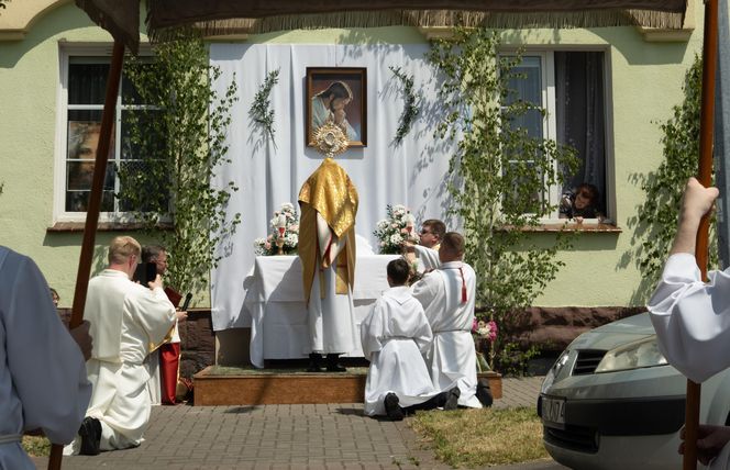Ołtarz na Boże Ciało