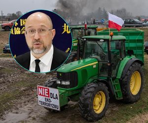 Premier Ukrainy na granicy z Polską. Padły mocne słowa! Tusk i jego ministrowie zostali w domu