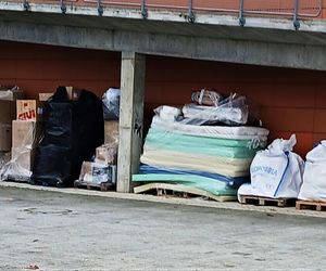 Dary dla powodzian pod halą Netto Arena