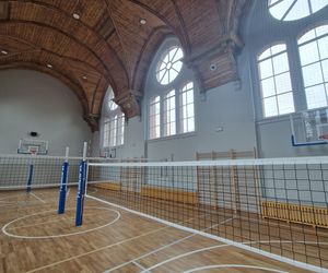 SP nr. 1 w Szczecinie - sala gimnastyczna po renowacji