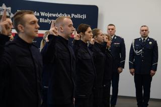 Młodzi policjanci są gotowi do służby. Uroczyste ślubowanie