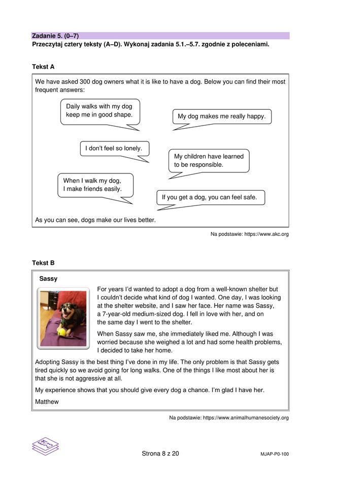 Matura próbna CKE angielski grudzień 2022