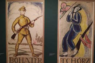 Wojna 1920 na polskich i radzieckich plakatach propagandowych na wystawie w Krakowie