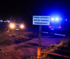 Wypadek samolotu w miejscowości Chrcynno