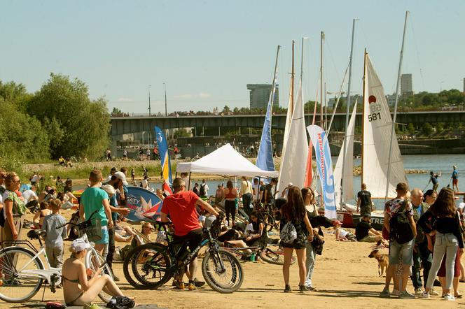 Plaża Rusałka w Warszawie