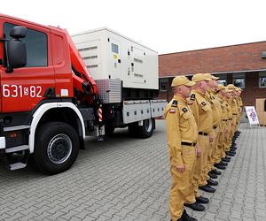 Agregaty prądotwórcze trafiły do komend PSP województwa śląskiego