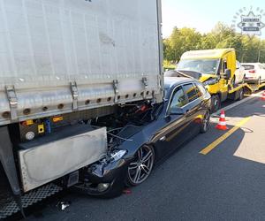 Wypadek na A4 w Śląskiem