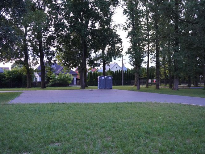 Park w gminie Mełgiew