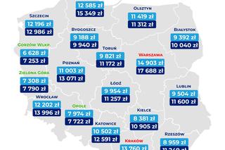 Ceny mieszkań w II kwartale 2024 r.