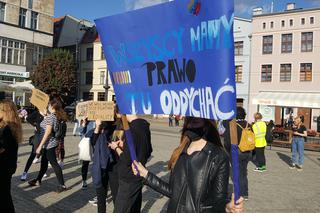 Protest w Grudziądzu, przeciwko agresji i dyskryminacji rasowej w Ameryce