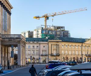 Hotel Puro przy Canaletta w Warszawie - zdjęcia z budowy (luty 2024)