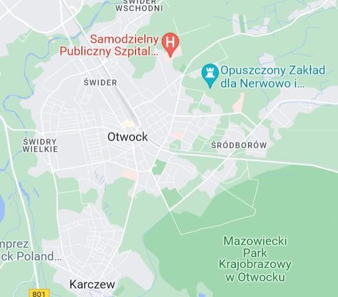 5. miejsce: Otwock - 47,3 km² powierzchni