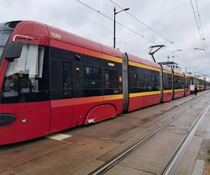 Zderzenie tramwajów w centrum Łodzi