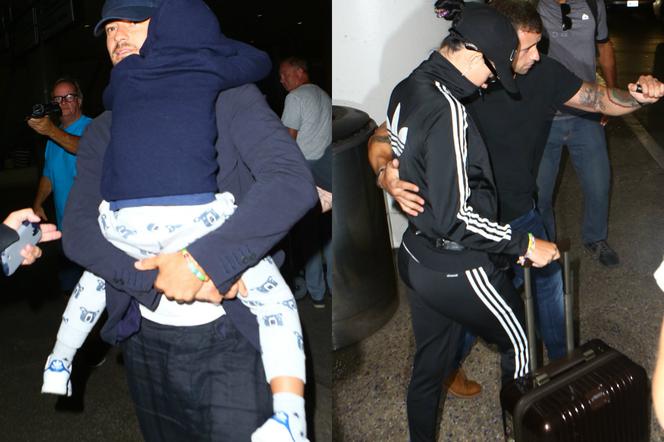 Katy Perry i Orlando Bloom na lotnisku