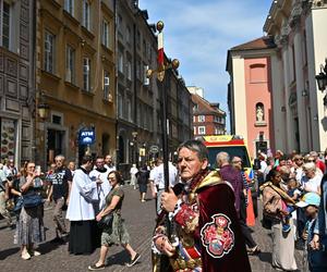 Centralna procesja Bożego Ciała 2024 w Warszawie