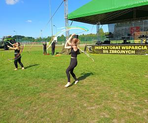 Piknik Wojskowy 18. Dywizji został zorganizowany na terenie zielonym przy aquaparku i stadionie miejskim w Siedlcach