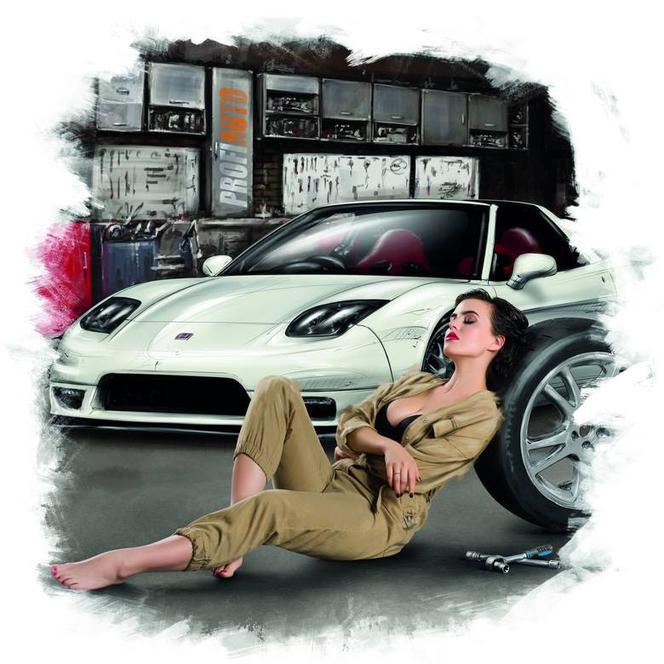 SEKSOWNE modelki i SZYBKIE fury! Odważny kalendarz na 2020 rok! [ZDJĘCIA]