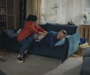 M jak miłość, odcinek 1882. Kinga (Katarzyna Cichopek), Piotrek (Marcin Mroczek)