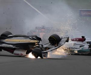 Potworny wypadek podczas wyścigu o GP Wielkiej Brytanii F1
