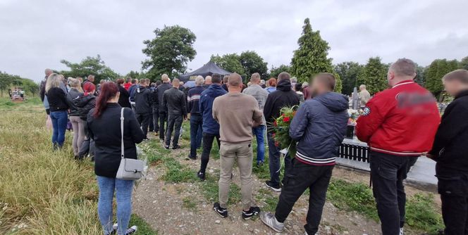 Pogrzeb Grzegorza G., który zginął w Nowem