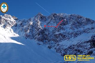 Snowboardzista utknął wysoko w górach. TOPR użył śmigłowca w akcji ratunkowej