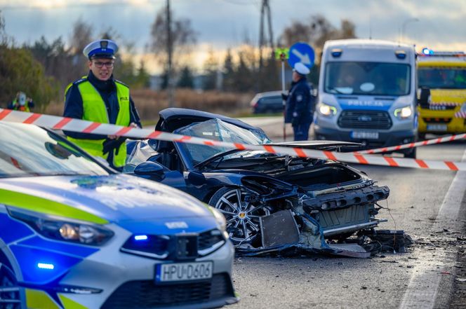 Śmiertelny wypadek na DW 184 w Mrowinie