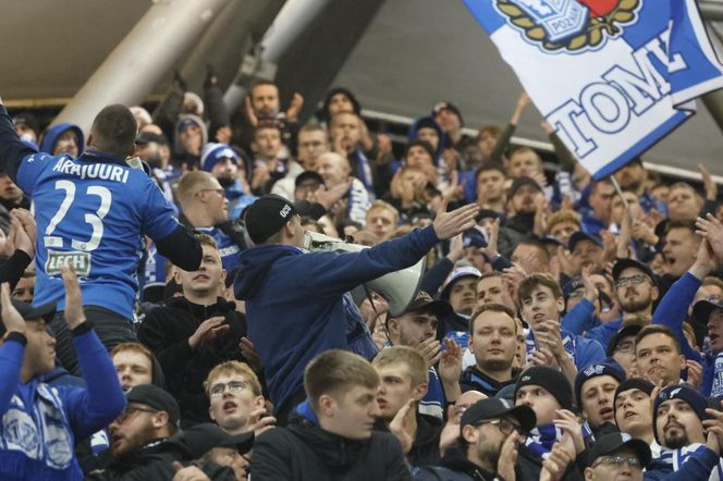 Legia Warszawa - Lech Poznań: Zdjęcia kibiców z klasyku i 13. kolejki PKO BP Ekstraklasy