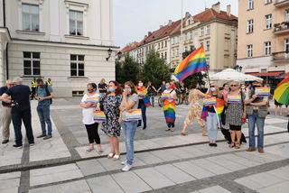 Jestem człowiekiem, nie ideologią manifestacja w Kaliszu