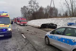 Tragiczny wypadek w Myszkowie. Pijany kierowca chciał uciec