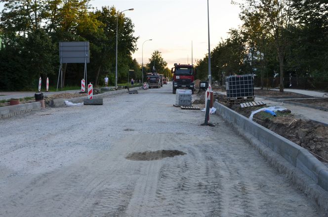 Pod koniec września ma zostać przywrócona przejezdność na remontowanym odcinku ulicy Partyzantów w Siedlcach