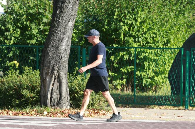 Donald Tusk. Jogging w upale