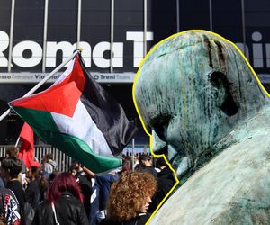 Pomnik Jana Pawła II zdewastowany. Wandale zostawili wulgarny napis
