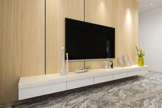 Ściana za telewizorem - inspiracje