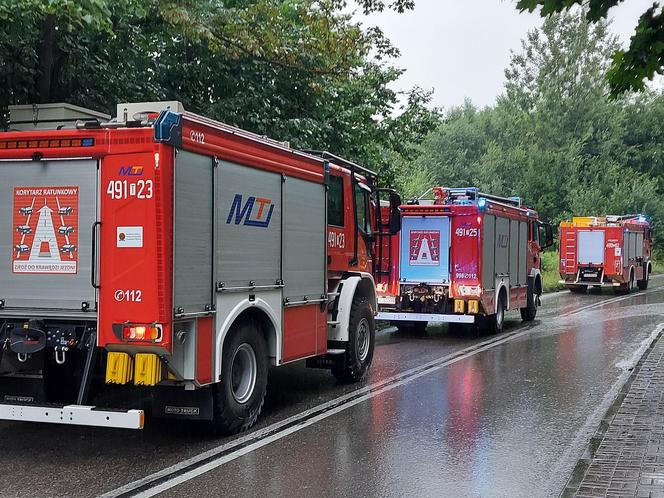 Kolizja na drodze Pawłów - Dąbrowa