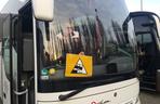 Protest przewoźników autokarowych w Bydgoszczy