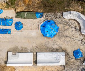 Budowa skateparku do jazdy na deskorolce, park im. Romana Kozłowskiego